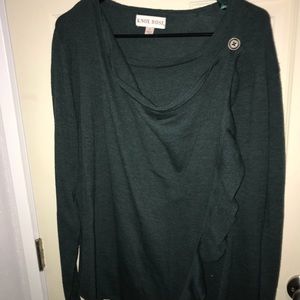 Dark green sweater